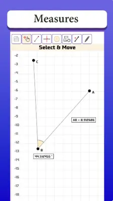 Geometry Drawer with measure android App screenshot 5